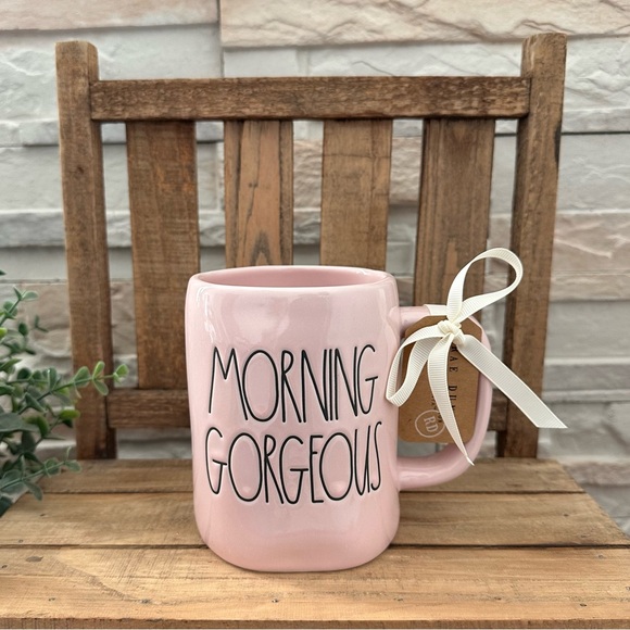 🆕 Rae Dunn | "MORNING GORGEOUS" Pink Mug! - Picture 7 of 9